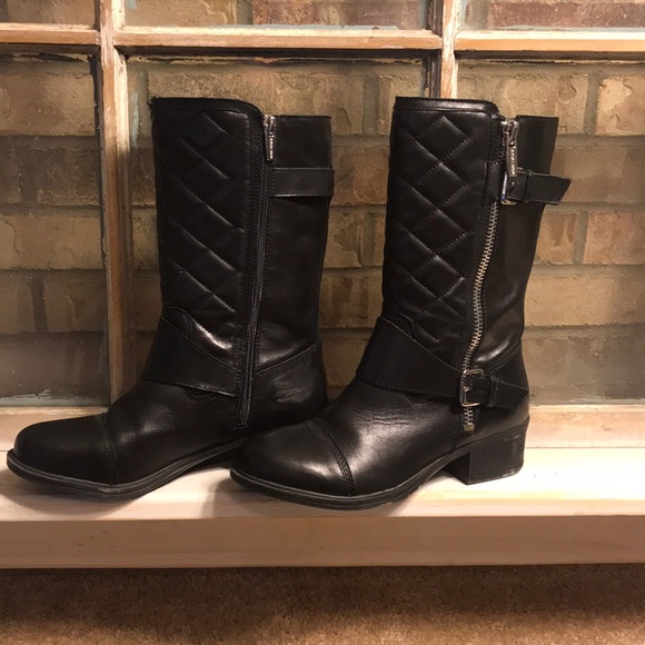 Marc Fisher Quilted Boots - Picture 2 of 8